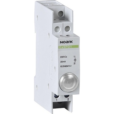 Noark 230V AC/DC, 1 bílá LED Ex9PD1w 230V AC/DC /102453/