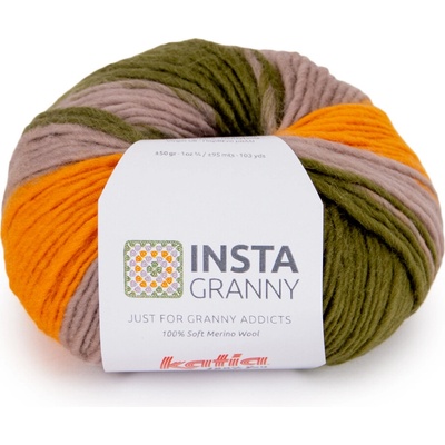 Katia Instagranny Farba: Khaki -Beige-Orange