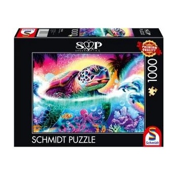 Schmidt Spiele Sheena Pike: Neon Turtle (1000 Pieces)