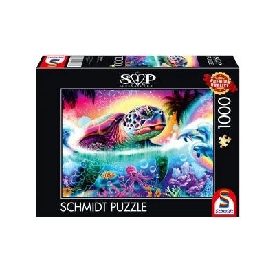 Schmidt Spiele Sheena Pike: Neon Turtle (1000 Pieces)