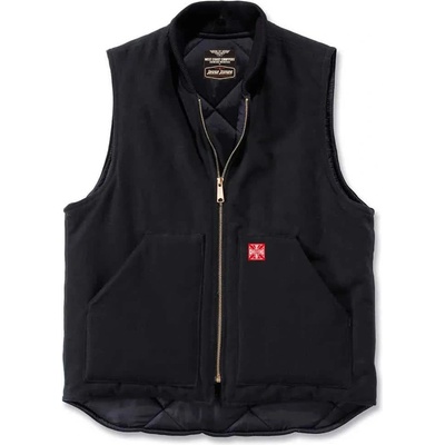 West coast choppers Потник West coast choppers Heavy Duty Canvas vest - Black (Black)