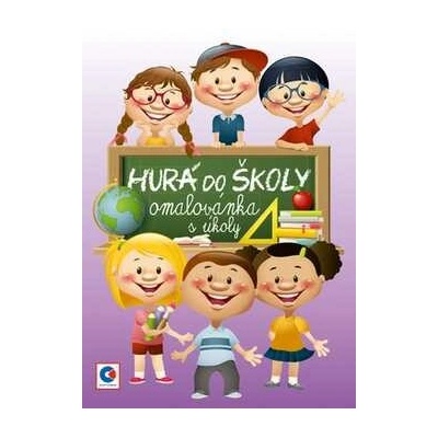 Omalovánka A4 Hurá do školy