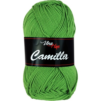 Vlna-hep Příze Camilla - bavlna Camilla: 8156 Zelená