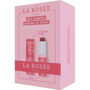 La Rosée Комплект - Цветен подхранващ стик за устни, 2 х 4.5 g - ozone