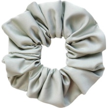 MURU Veľká Saténová Scrunchie gumička - Mentolová Matná