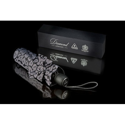 Fulton dámský skládací deštník Marquise Diamond Leopard Print L852