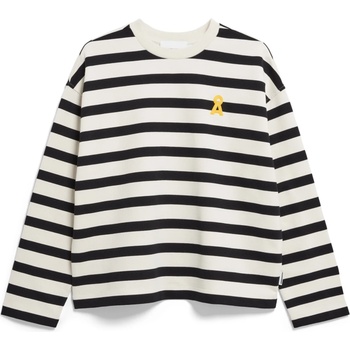 ARMEDANGELS Дамски пуловер ARMEDANGELS Women's Frankaa Maarlen Bold Jumper - Undyed / Black (117-3158-0112)