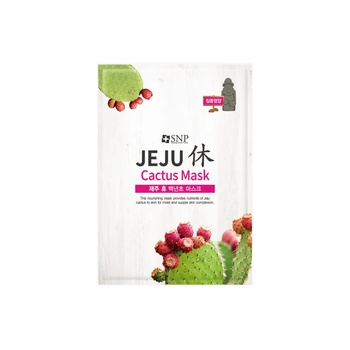 SNP Jeju Rest Cactus Mask, маска за лице с екстракт от кактус (8809458844592)