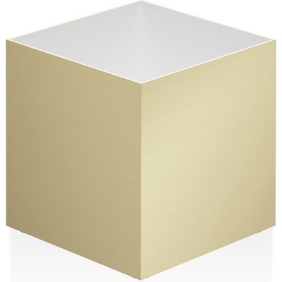 Decor Walther Koupelnová dóza Corner 8,5 cm zlatá mat