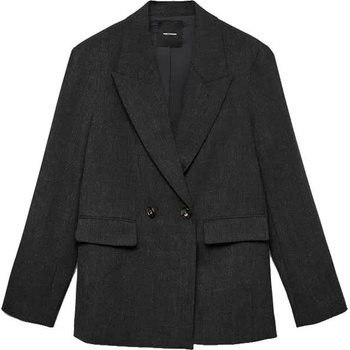 VERO MODA Сако Vero moda Bestie Loose blazer - Black (Dark Grey Melange)