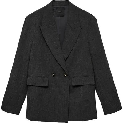 VERO MODA Сако Vero moda Bestie Loose blazer - Black (Dark Grey Melange)