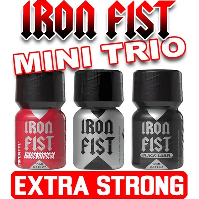 Poppers IRON FIST MINI TRIO BALÍČEK 3 x 10 ml
