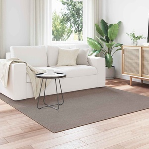 vidaXL Килим за вътрешно помещение LUGO Крем и Тауpe 200 x 200 cm (42022695)