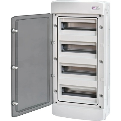 CB Elektro Rozvádzač nástenný 48M IP65 dvierka transp. 664x319x144mm ECH-48PT (ETI)