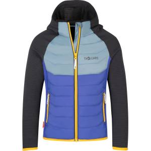 TROLLKIDS Детско поларено яке Trollkids Kid's Sirdal Jacket Synthetic jacket - Black / Steel Blue / Ultramarine - размер 122 (EU) (703-3872-0616)