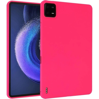 Vsetkonamobil 65629 RUBBER Ochranný kryt pre Xiaomi Pad 6 / Pad 6 Pro neónovo ružový
