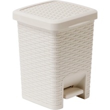 Addis Rattan Pedal Bin Calico, 6 l