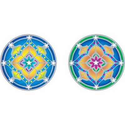 Mandala okenná nalepovacia - Harmónia - 2 malé