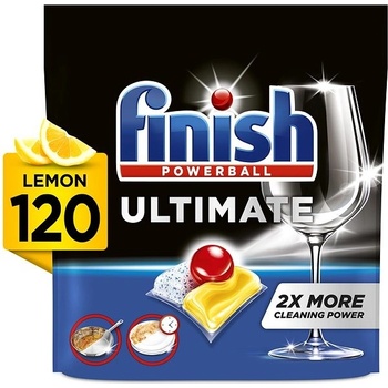 Finish Ultimate All in 1 Lemon Sparkle kapsle do myčky nádobí 120 ks