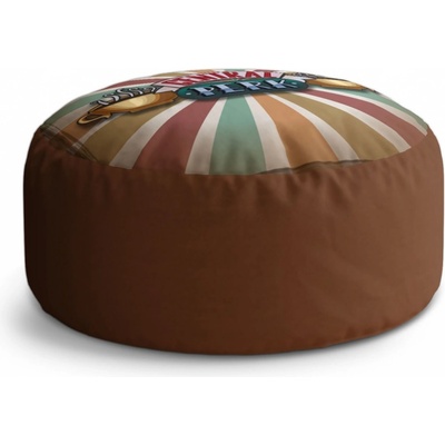 Sablio Taburet Circle Seriál přátelé CENTRAL PERK Abstrakce: 40x50 cm