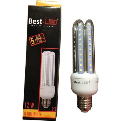 Best-Led E27 12W teplá bílá BL-3U-12-WW-E27