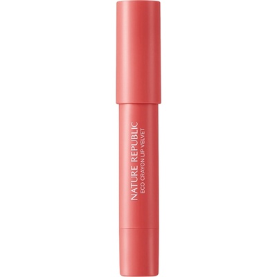 Nature Republic By Flower Eco Crayon Lip Velvet 02 Pink Breeze Rúž na pery 2,8 g