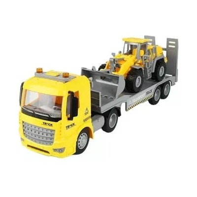 Man Yuk Toys Комплект играчки за транспортиране на автомобили и работни машини