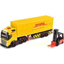 DHL nákladní auto Volvo FH 16 s vysokozdvižným vozíkem 35 cm