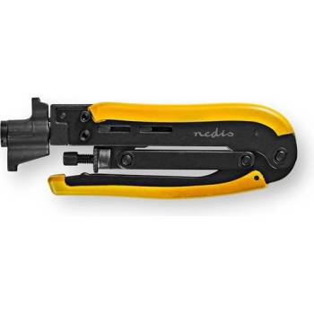 Nedis CSGG49530YE F конектор с компресивна скоба, RG58, RG59, RG6, RG7, RG 11 (CSGG49530YE)