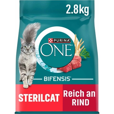 Purina ONE Bifensis sterilcat hovězí a pšenice 2,8 kg
