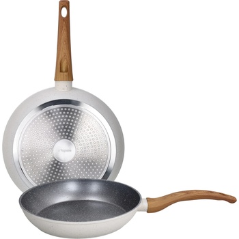 Tognana Комплект 2 тигана forged white pepper bamb, 24&28 см, бели (yn79132dotwa)