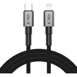 Tech-Protect UltraBoost DNA Lightning кабел PD27W/3A 200 см метално сив (5906302380886)