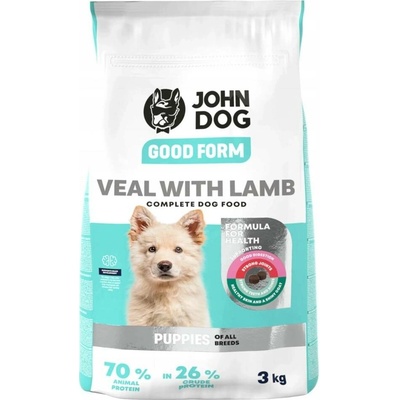 John Dog puppy telecí jehněčí 3 kg