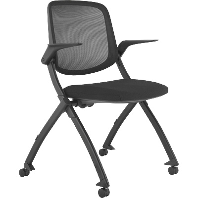 Bittel Посетителски стол agno - черен (3520981_1)