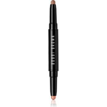 Bobbi Brown Long-Wear Cream Shadow Stick Duo сенки за очи в молив дуо цвят Heat Ray / Biscotti 1.6 гр