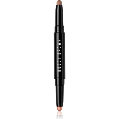 Bobbi Brown Long-Wear Dual-Ended Cream Shadow Stick сенки за очи в молив дуо цвят Heat Ray / Biscotti 1.6 гр