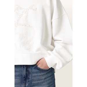 AllSaints суичър дамски от памук REFLEX LILA (W048JF)