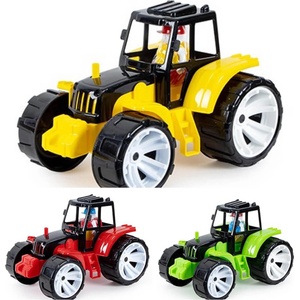 Bamsic ДЕТСКИ ТРАКТОР С ЧОВЕЧЕ ЧЕРЕН КОРПУС 27 СМ 3 ЦВЯТА - armtoys