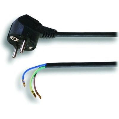 satiplugs Flexošňůra 3m 863157-1-54/3 3x1,5 H05VV-F černá úhlová 32251B3153N