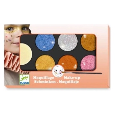 DJECO - Детски грим за лице - Металически цветове (DJ09232)