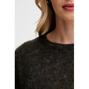 Sessun Пуловер от алпака Sessun в кафяво 25109014 (25109014)