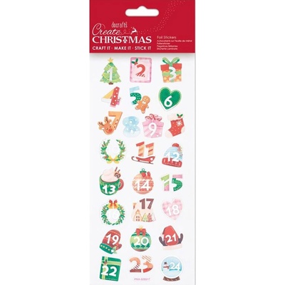 docrafts Nálepky do fotoalba VÁNOČNÍ ADVENT
