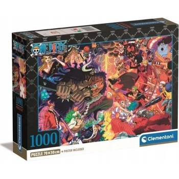 Clementoni Impossible One Piece Пъзел 1000 броя Анимации (8005125399222)