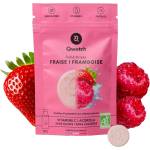 Qwetch Solid Drinks - Organic Strawberry & Raspberry - Vitamin C - 12 ефервесцентни таблетки