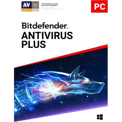 Bitdefender Antivirus Plus 2020 1 lic. 12 mes.