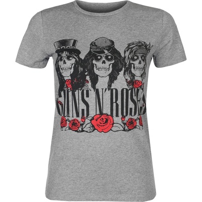 ROCK OFF дамска тениска Guns N' Roses - Hell Group - GREY - ROCK OFF - GNRTS156LG