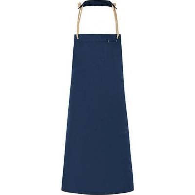 Karlowsky Gastro zástěra s laclem KY056 Steel-Blue 70 x 85 cm