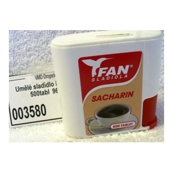 Fan sladidlo Sacharin 500 tablet 30 g