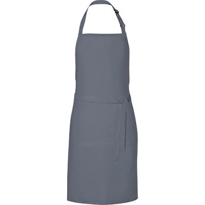 Link Kitchen Wear Unisex grilovací zástěra X987 Dark Grey Pantone 431 85x72cm