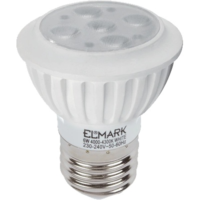 ELMARK Led ЛАМПА led7 6w e27 230v ТОПЛО БЯЛ (99led527)